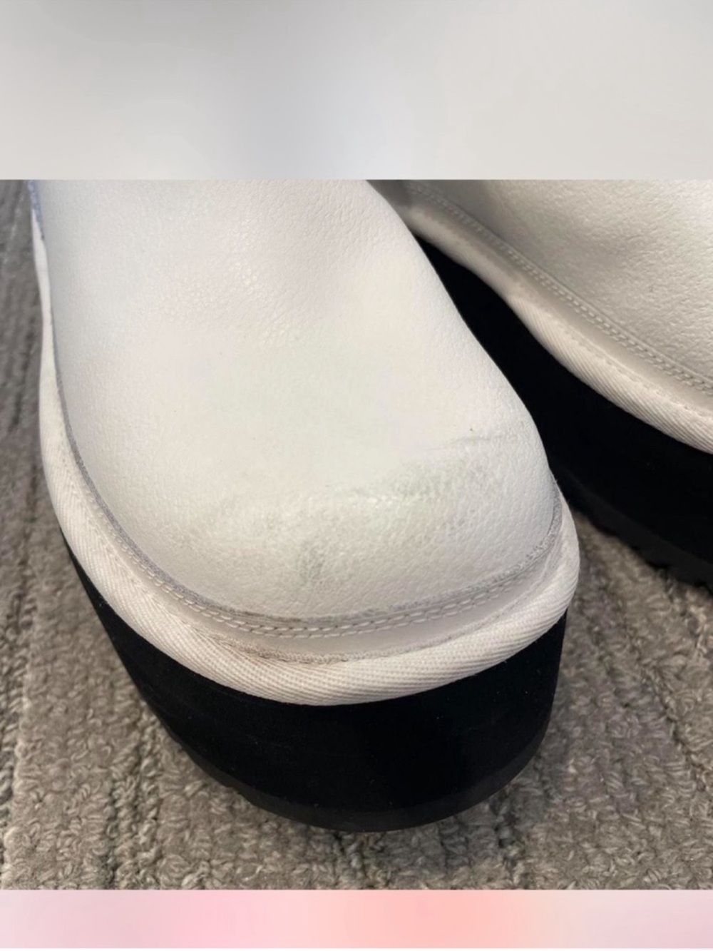 Ugg Leather Ultra Mini Platform Boots - Picture 5 of 6